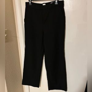 sz 8T high waisted work pant- wide leg